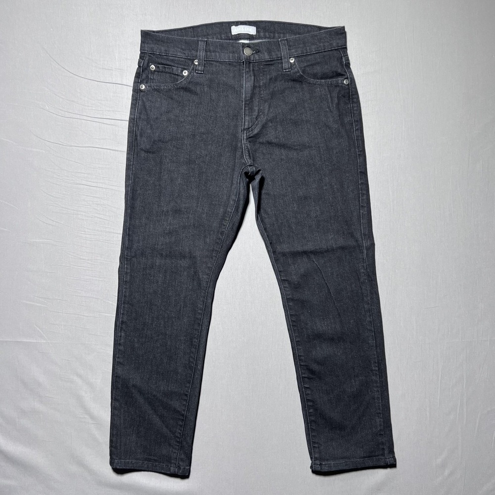 Ash & Erie Jeans Mens‎ 31x24 Asphalt Black Slim Fit Denim Pants Dark Wash
